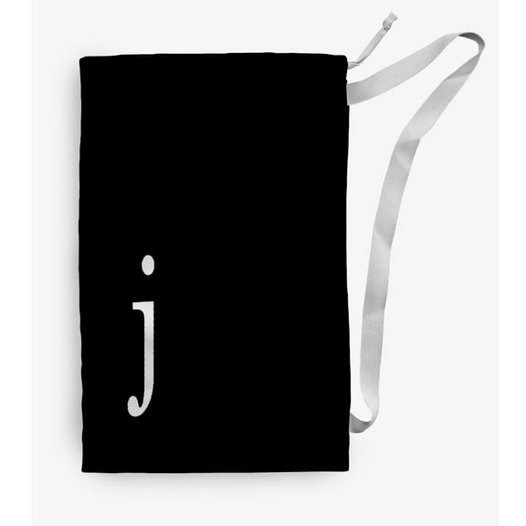 Simply Daisy Modern Monogram 28 x 36 inch j Laundry Bag