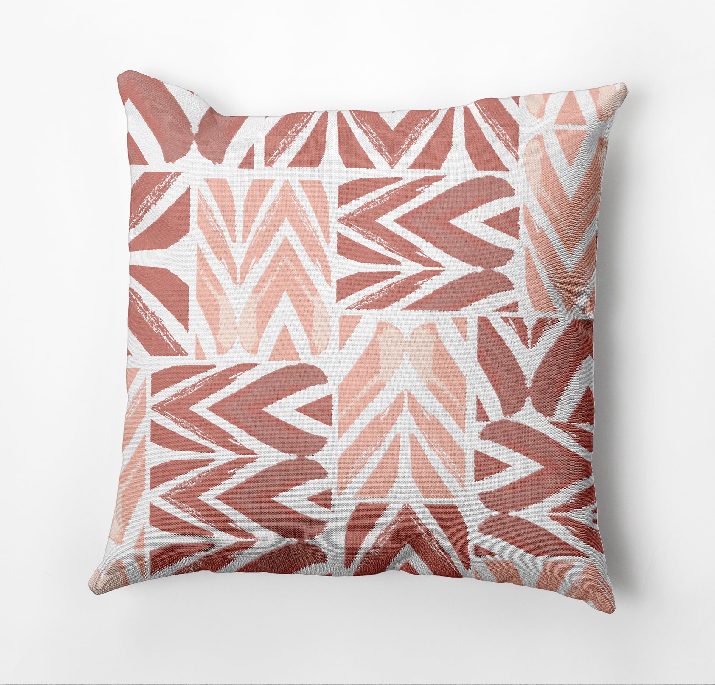 Simply Daisy More Urban Graffiti Decorative Throw Pillow, Brown/White, 18 in x 18 in