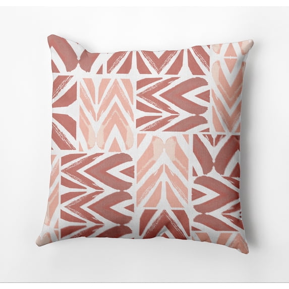 Simply Daisy More Urban Graffiti Decorative Throw Pillow, Brown/White, 20 in x 20 in