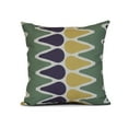 thumbnail image 1 of Simply Daisy, Multi Colored Picks 18 inch Bright Green Decorative Abstract Throw Pillow, 1 of 2