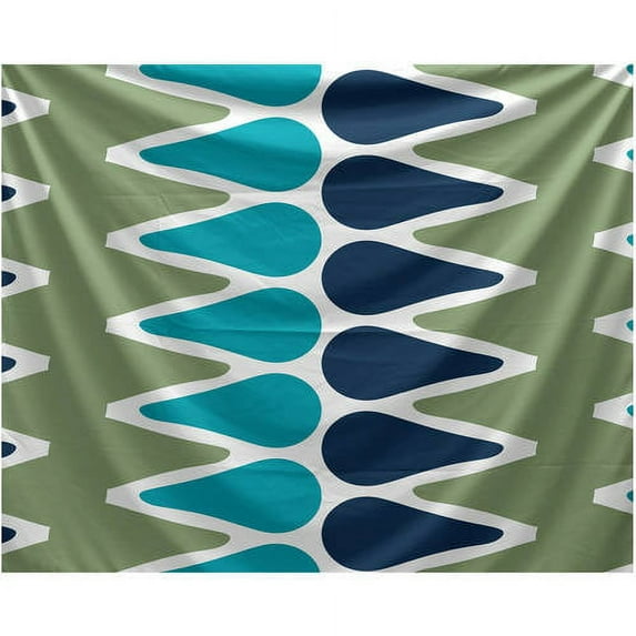 Simply Daisy, Multi Colored Picks, Geometric Print Tapestry