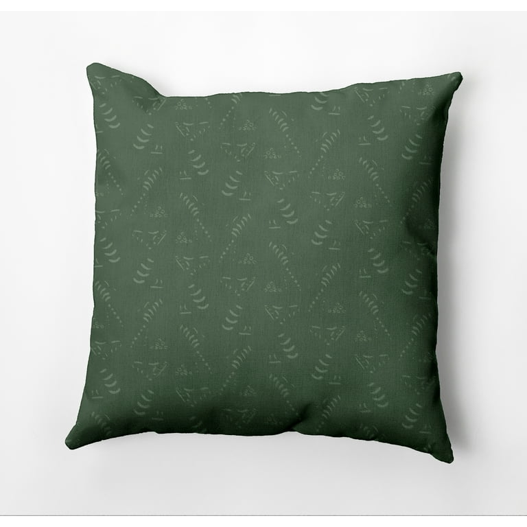 Simply Daisy Muted Bongo Decorative Throw Pillow Green 26 in x 16 in