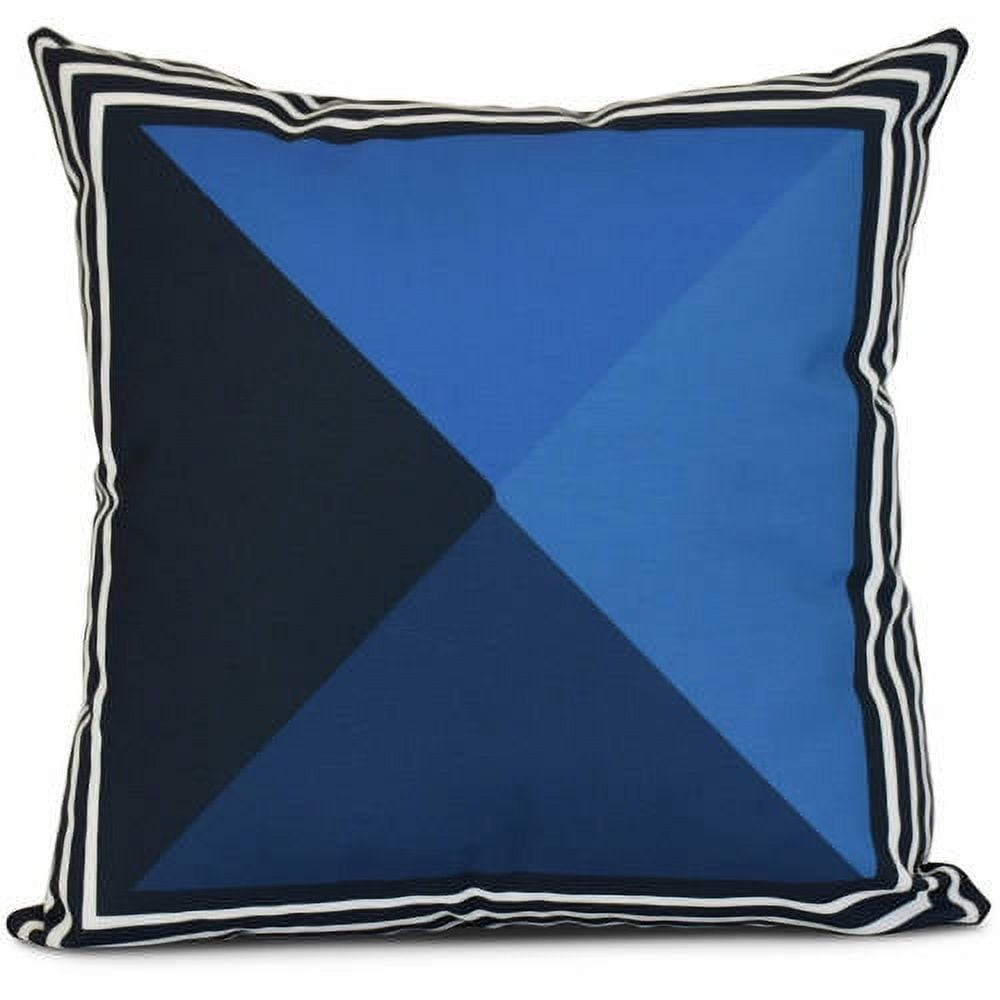 Simply Daisy, Nautical Angles, Geometric Print Outdoor Pillow