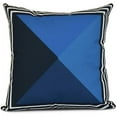 thumbnail image 1 of Simply Daisy, Nautical Angles, Geometric Print Outdoor Pillow, 1 of 2