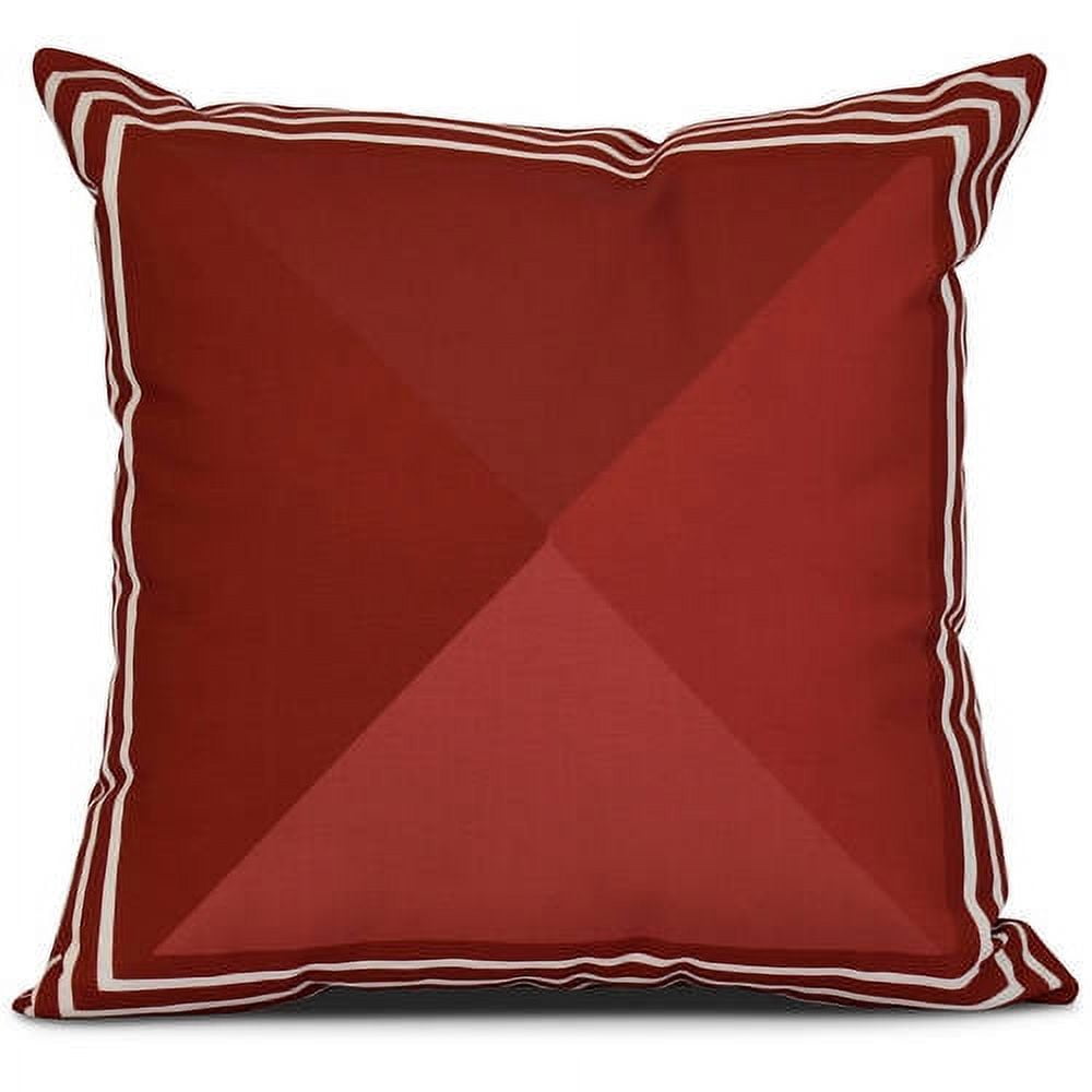 Simply Daisy, Nautical Angles, Geometric Print Outdoor Pillow