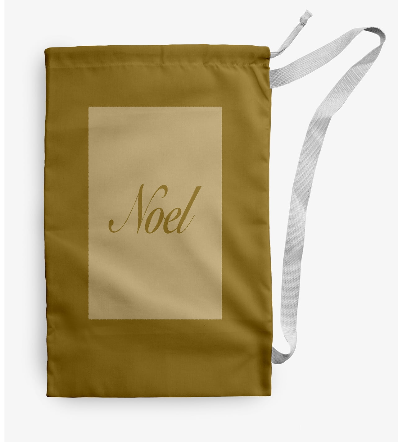 Simply Daisy Noel 28 x 36 in Gold Laundry Bag