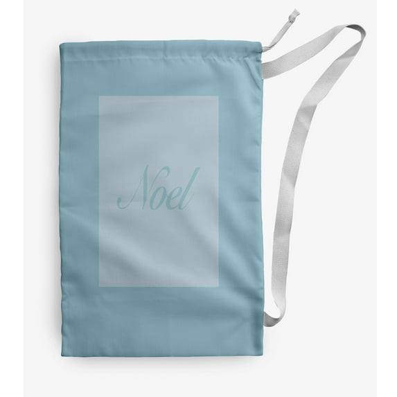 Simply Daisy Noel 28 x 36 inch Blue Laundry Bag