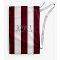 thumbnail image 1 of Simply Daisy Noel on a Stripe 28 x 36 inch Red Laundry Bag, 1 of 3
