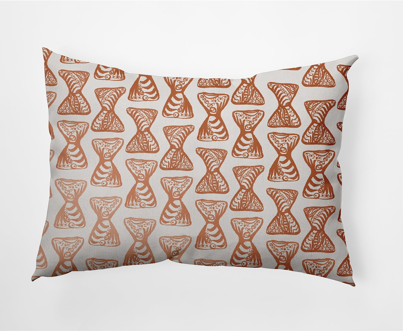 Simply Daisy Ombre Bongo Outdoor Pillow, Orange/White, 14 in x 20 in