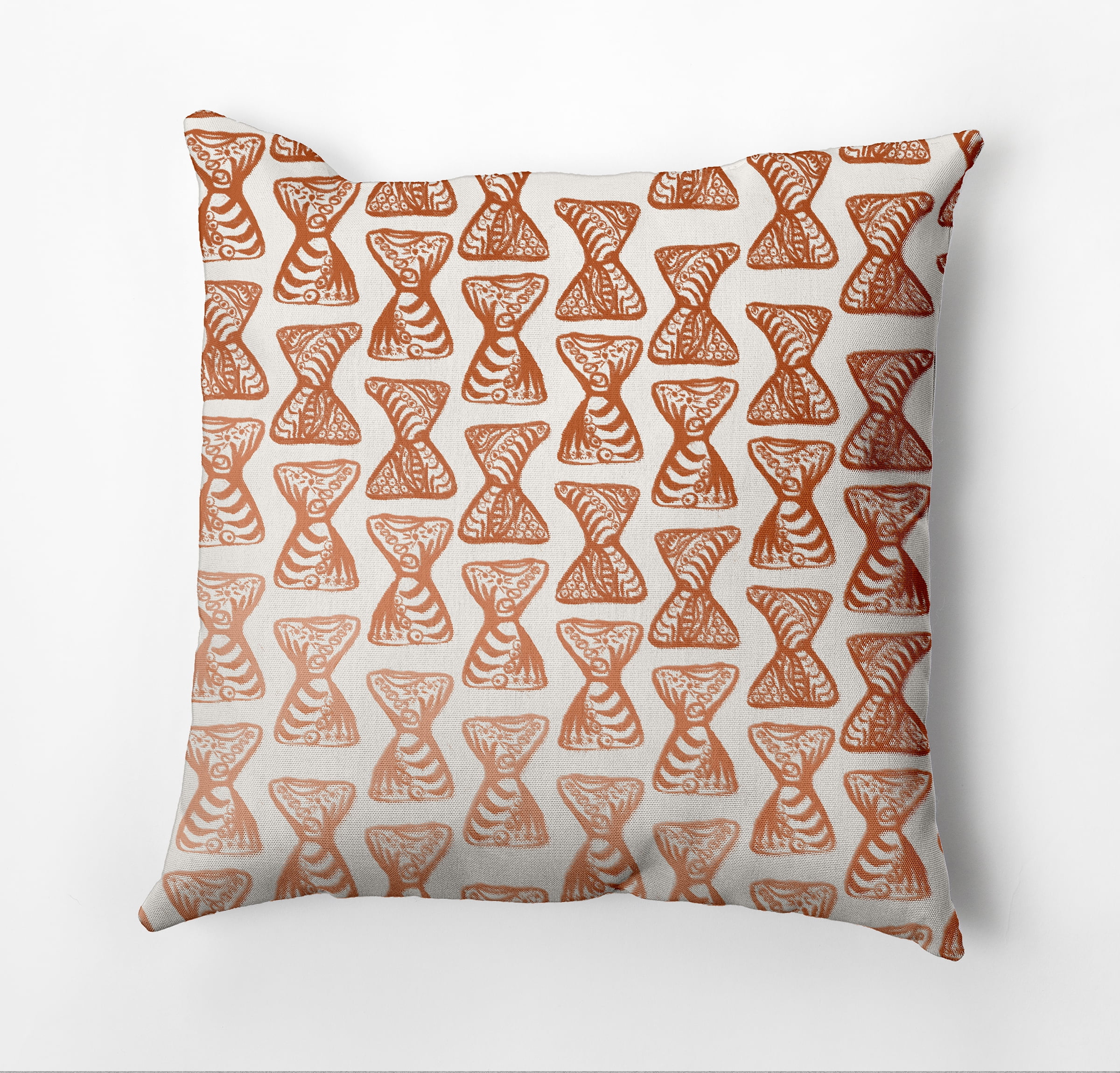 Simply Daisy Ombre Bongo Outdoor Pillow, Orange/White, 20 in x 20 in