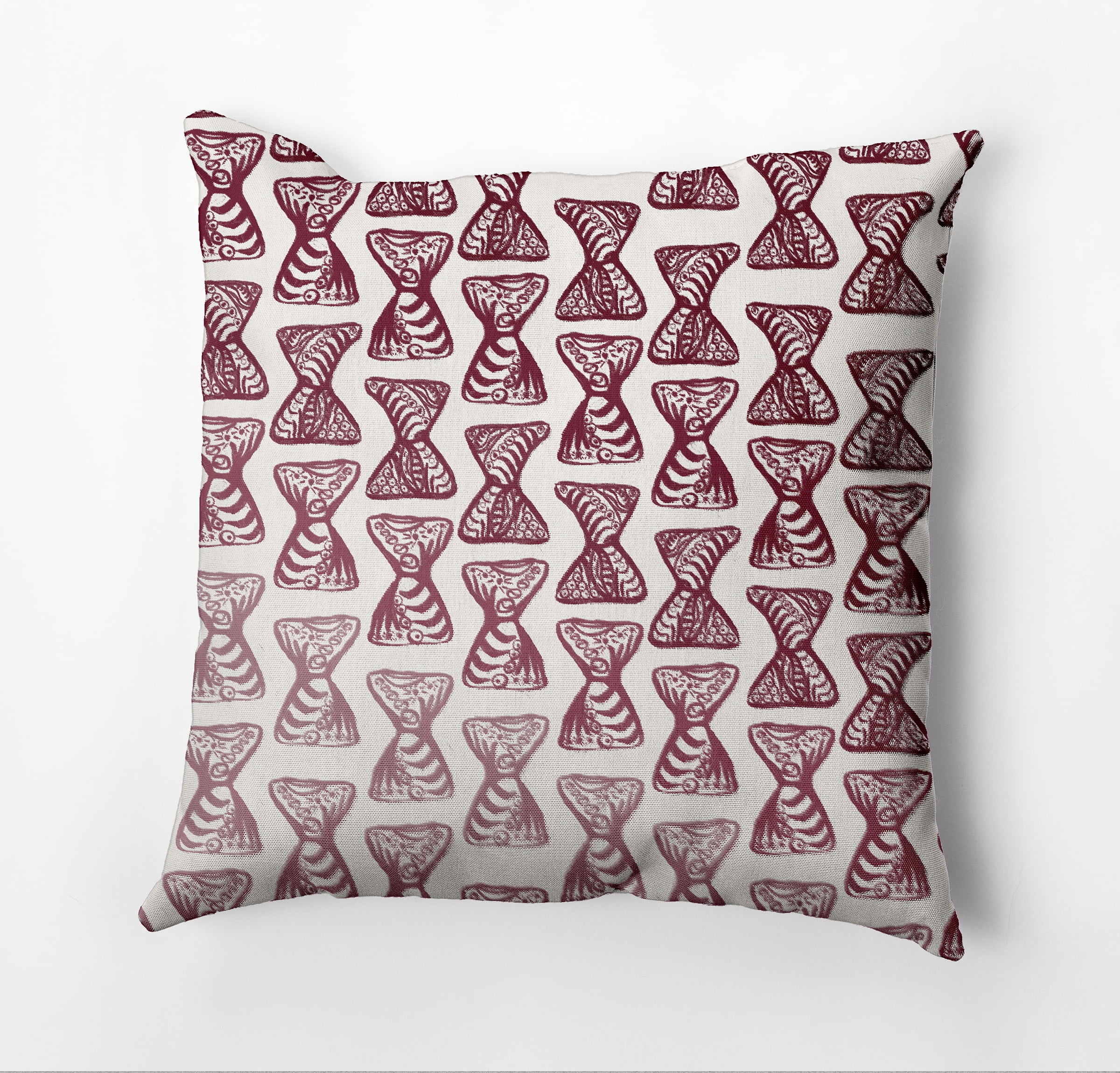 Simply Daisy Ombre Bongo Outdoor Pillow, Red, 16 in x 16 in