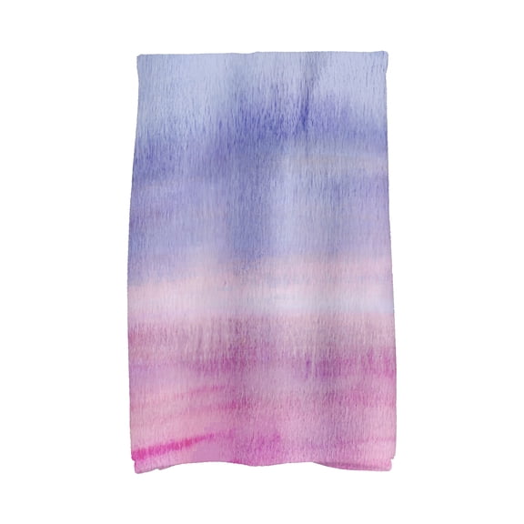 Simply Daisy Painted Sunset 16 x 25 Inch Multi Color Stripe Print Kitchen Towel