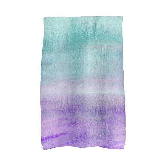 Simply Daisy Painted Sunset 18" x 30" Inch Multi Stripe Print Hand Towel