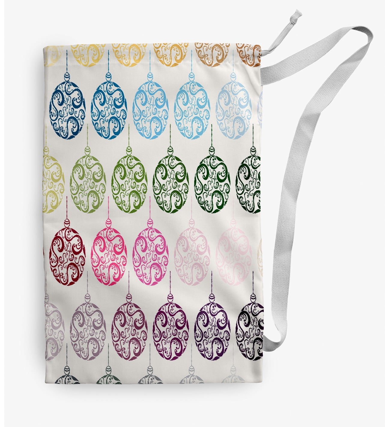 Simply Daisy Painterly Bulbs 18 x 29 in Multi Laundry Bag