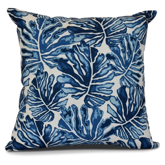 Simply Daisy, Palm Leaves, Floral Print Pillow