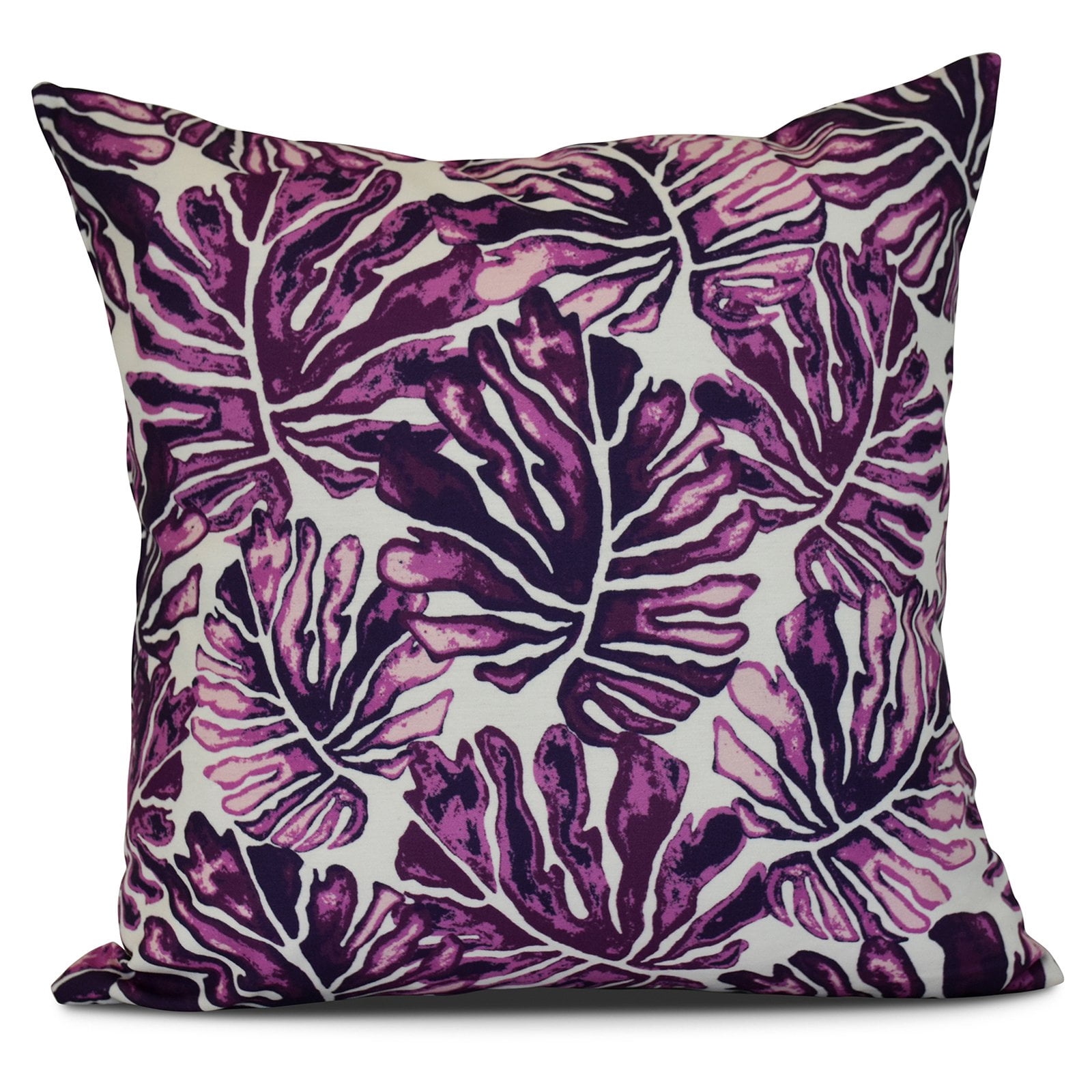 Simply Daisy, Palm Leaves, Floral Print Pillow