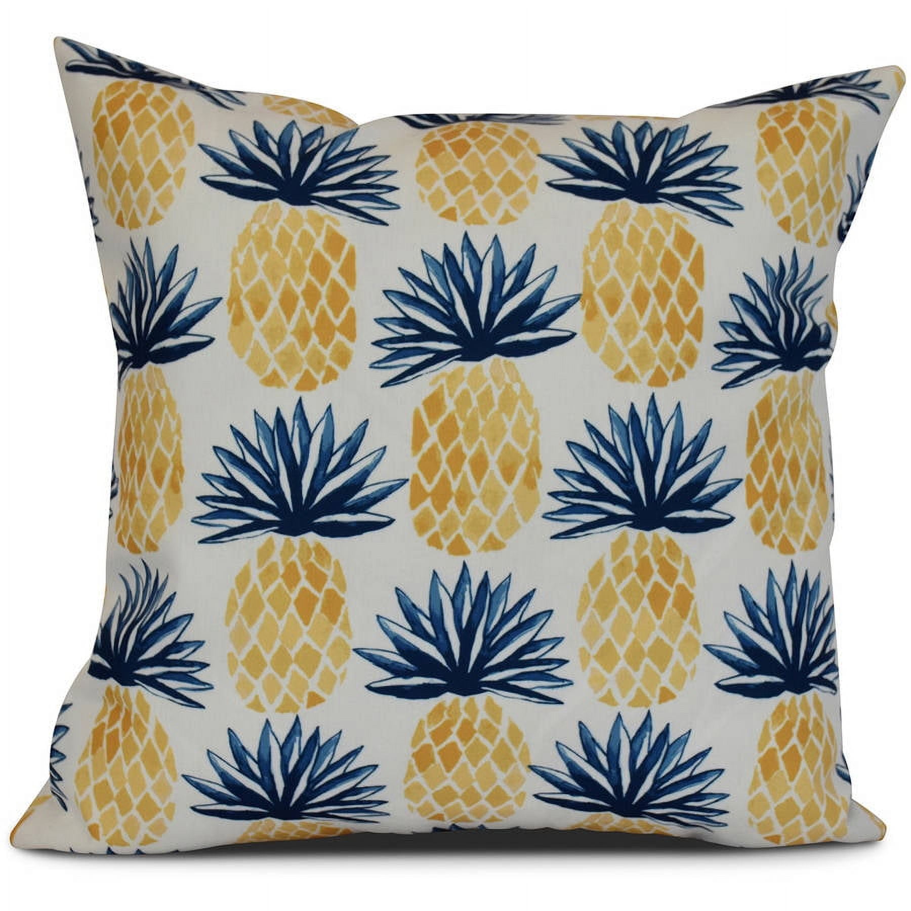 Pineapple Indoor Outdoor Fabric Decorative Pillow Walmart