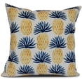 thumbnail image 1 of Simply Daisy, Pineapple Stripes, Geometric Print Outdoor Pillow, 1 of 2