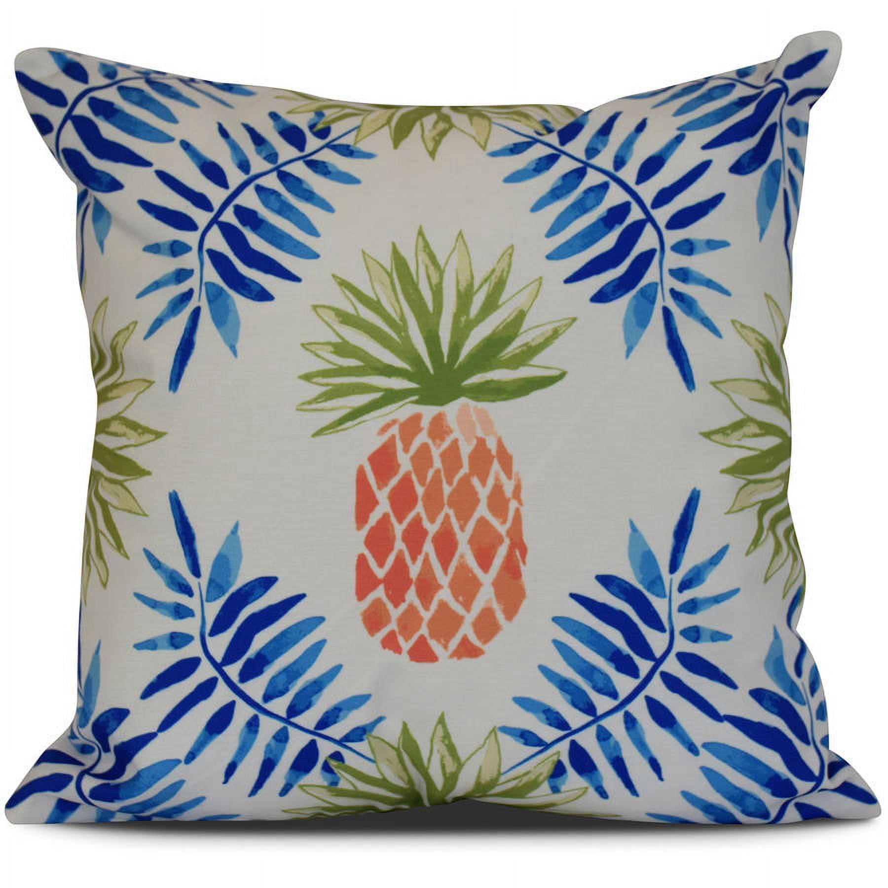 Simply Daisy, Pineapple and Spike, Geometric Print Outdoor Pillow