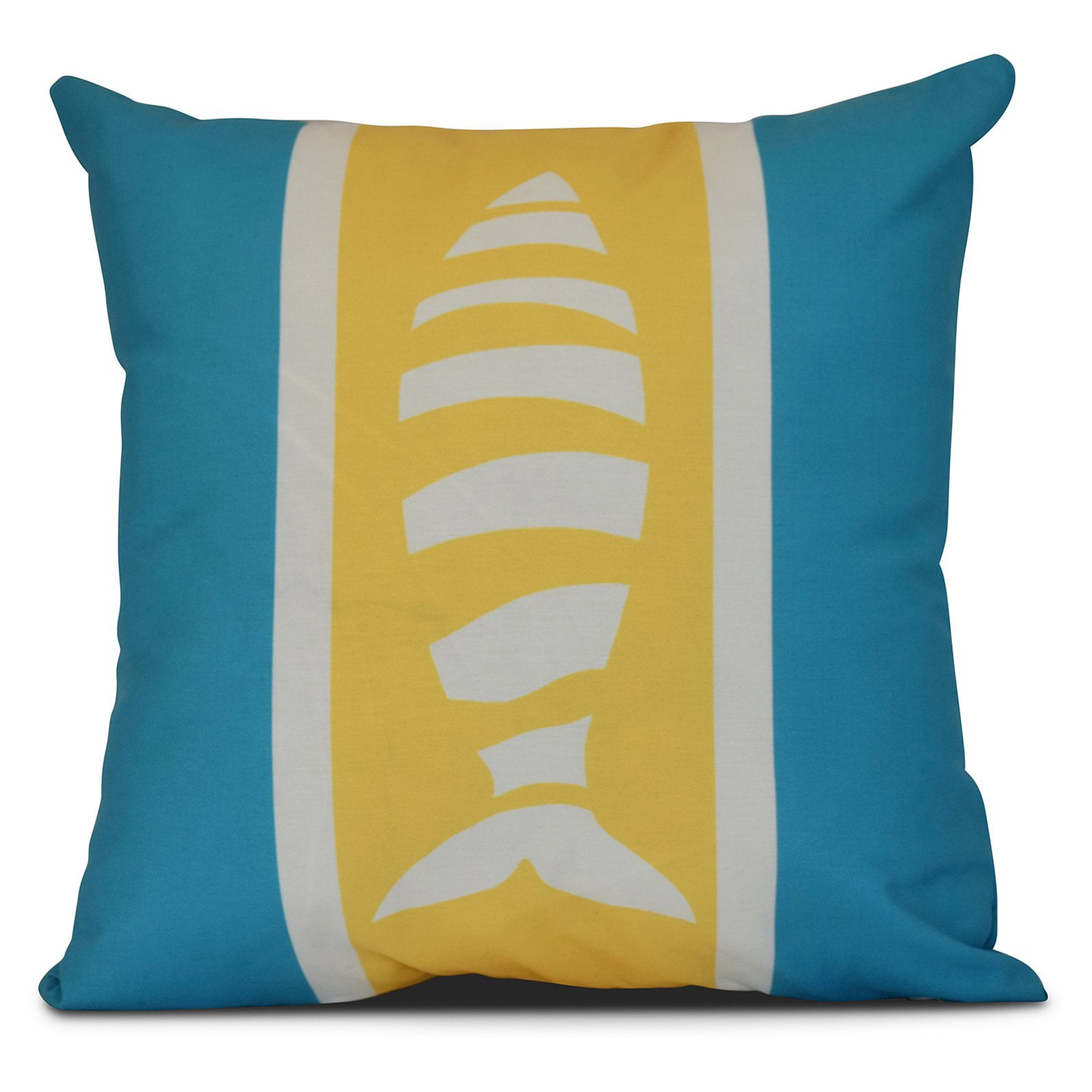 Simply Daisy, Puzzle Fish, Animal Print Pillow