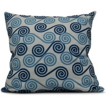 Simply Daisy Rip Curl Geometric Print Outdoor Pillow