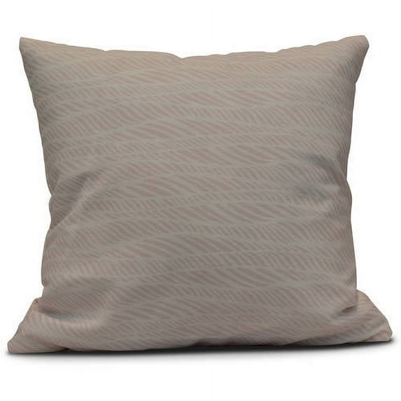 Simply Daisy Rolling Waves Geometric Print Outdoor Pillow