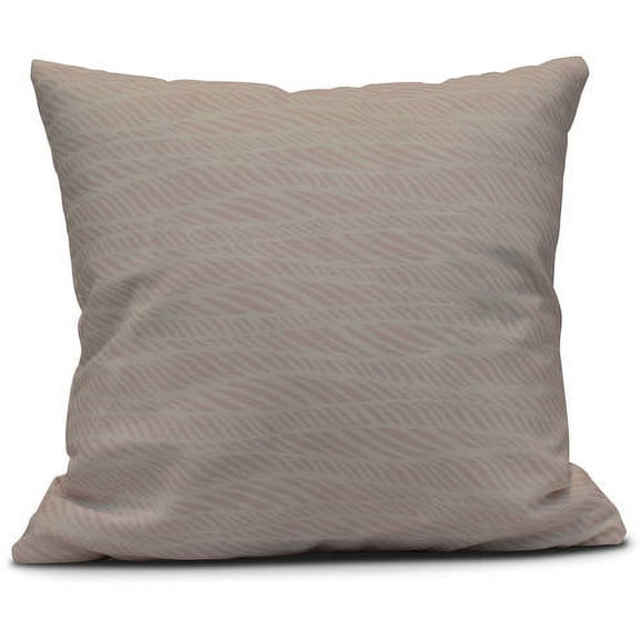 Simply Daisy Rolling Waves Geometric Print Outdoor Pillow