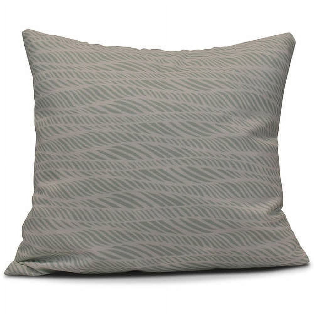 Simply Daisy Rolling Waves Geometric Print Outdoor Pillow