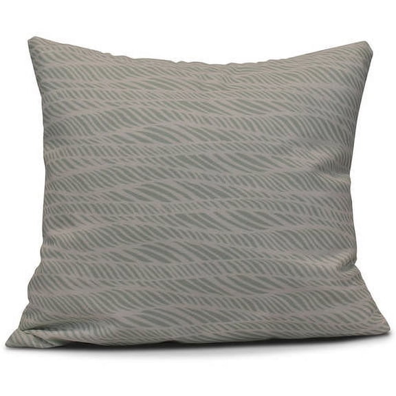 Simply Daisy Rolling Waves Geometric Print Outdoor Pillow