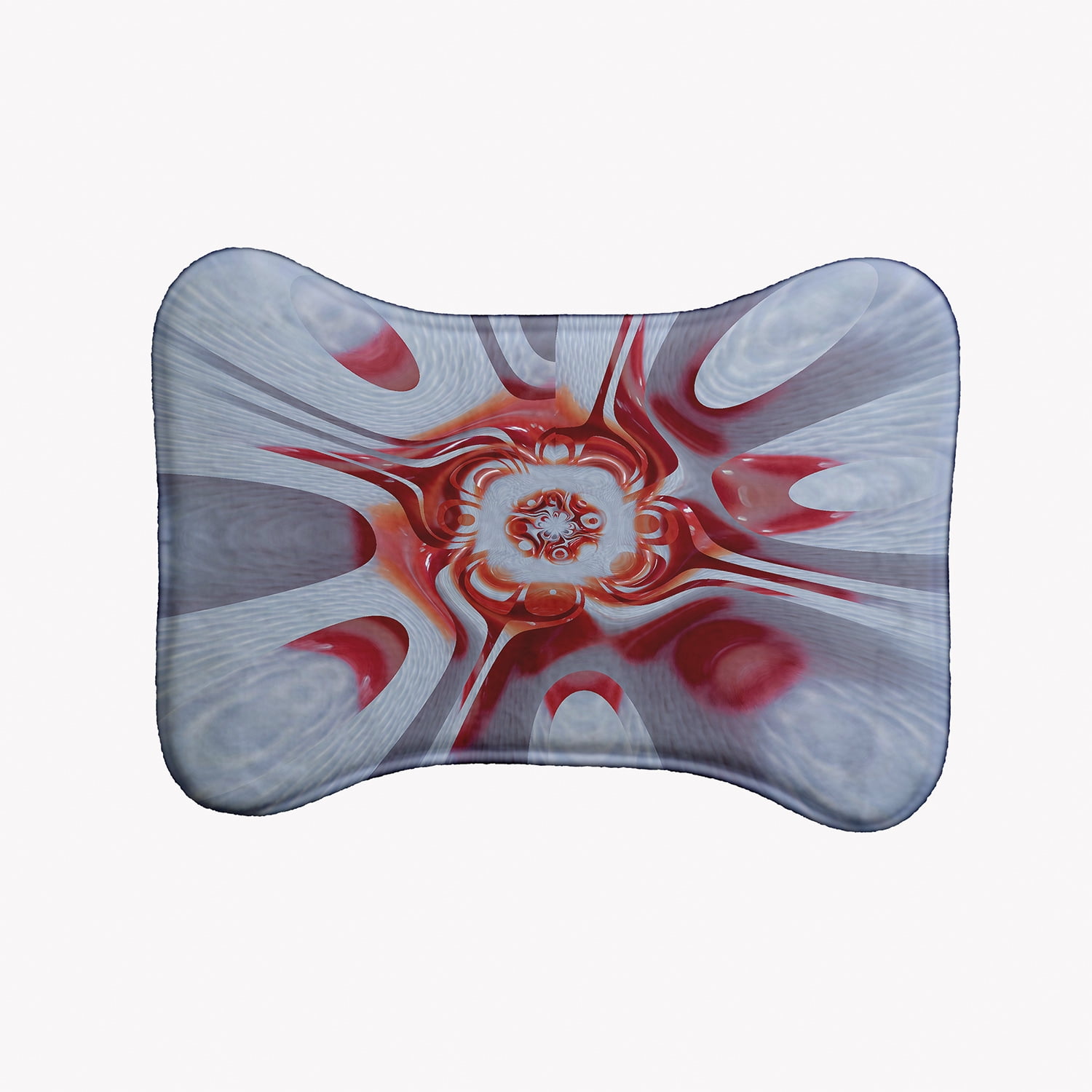Simply Daisy Rose Water Bone Shape Pet Feeding Mat for Dogs
