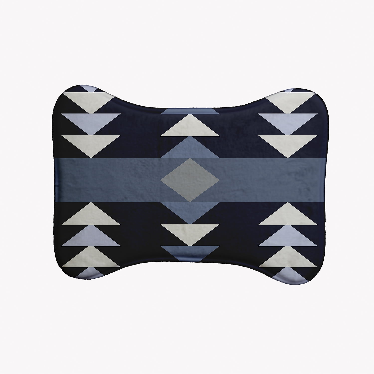 Simply Daisy Sagebrush Bone Shape Pet Feeding Mat for Dogs