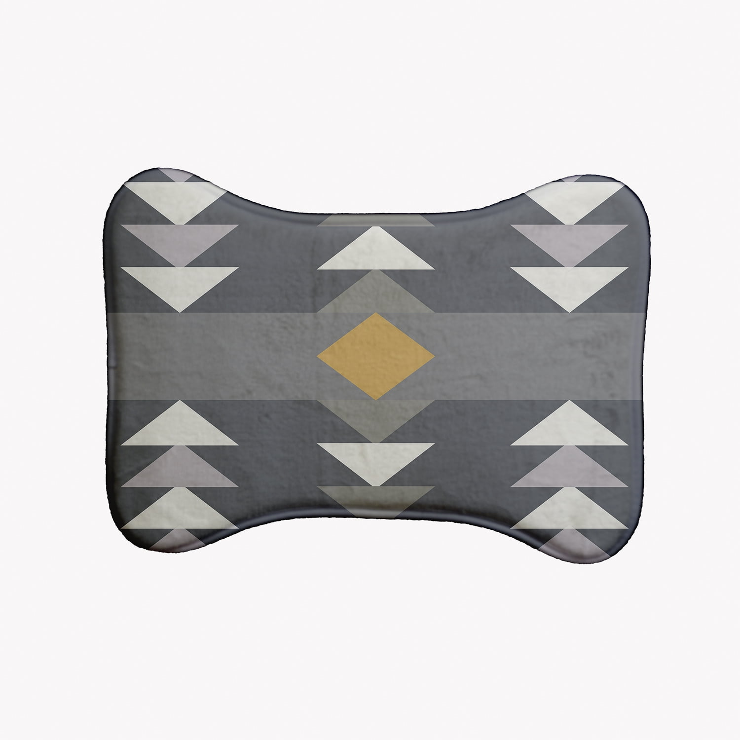 Simply Daisy Sagebrush Bone Shape Pet Feeding Mat for Dogs