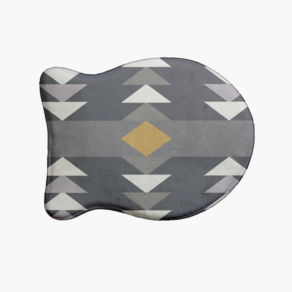 Simply Daisy Sagebrush Fish Shape Pet Feeding Mat for Cats