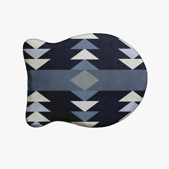 Simply Daisy Sagebrush Fish Shape Pet Feeding Mat for Cats