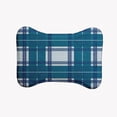 thumbnail image 1 of Simply Daisy Scotish Plaid Bone Shape Pet Feeding Mat for Dogs, 1 of 3
