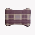 thumbnail image 1 of Simply Daisy Scotish Plaid Bone Shape Pet Feeding Mat for Dogs, 1 of 3