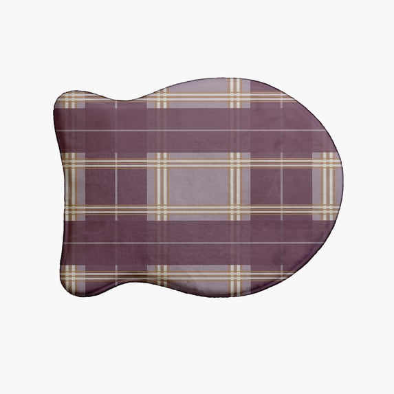 Simply Daisy Scotish Plaid Fish Shape Pet Feeding Mat for Cats