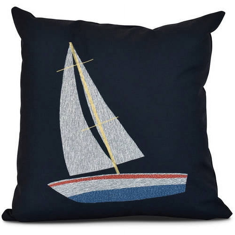 Simply Daisy, Set Sail, Geometric Print Pillow