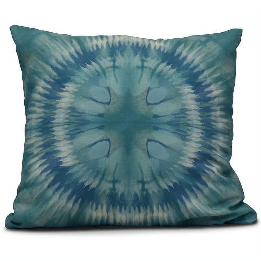 Simply Daisy Shibori Burst Geometric Print Outdoor Pillow