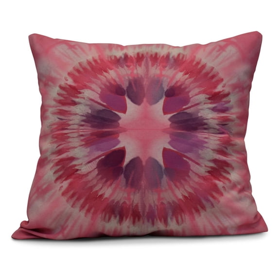 Simply Daisy Shibori Burst Geometric Print Outdoor Pillow