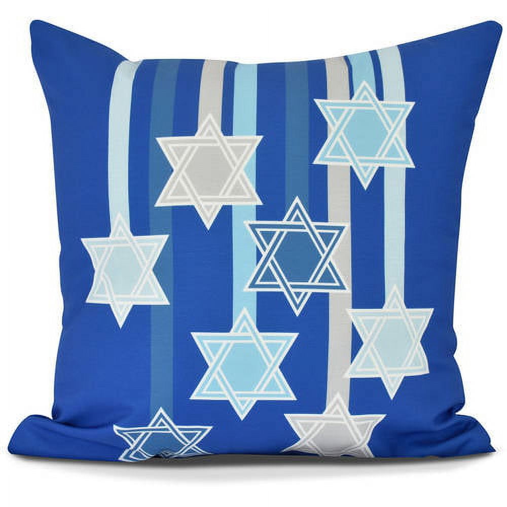 Simply Daisy, Shooting Stars Geometric Print Outdoor Pillow