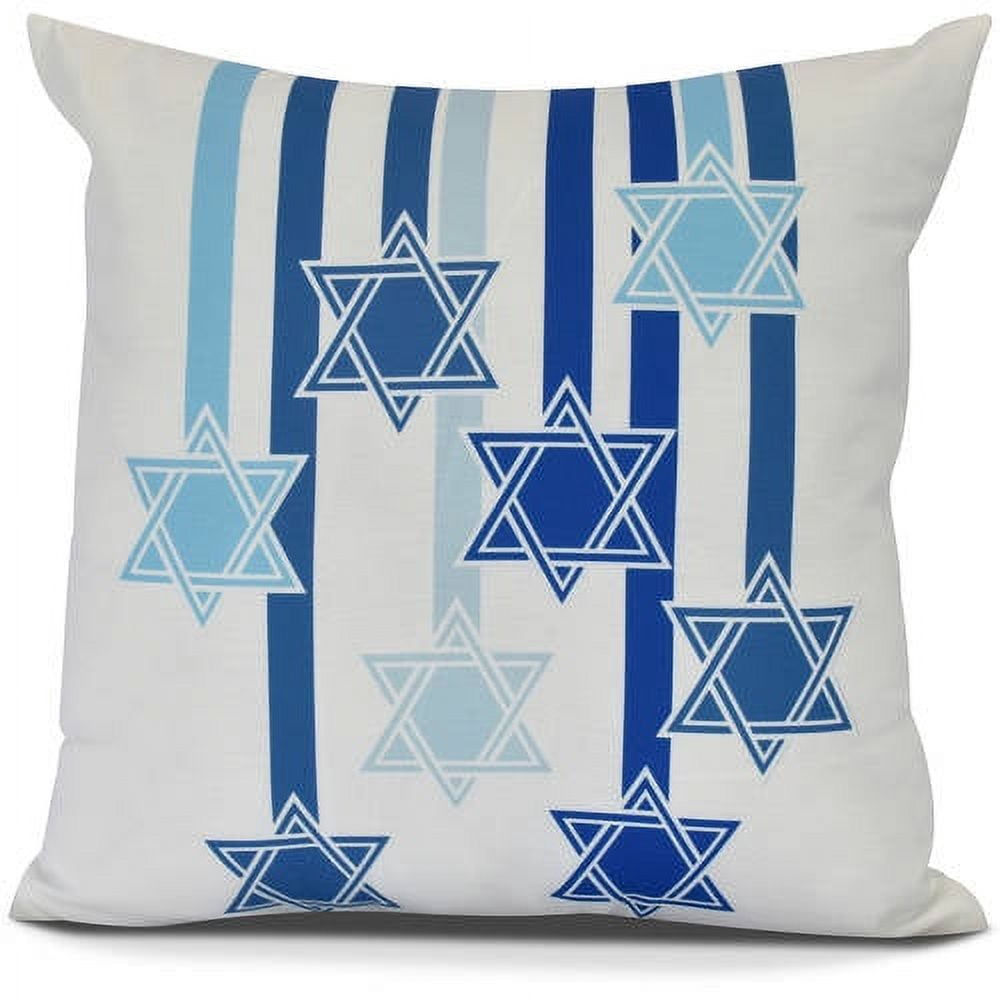 Simply Daisy, Shooting Stars Geometric Print Outdoor Pillow