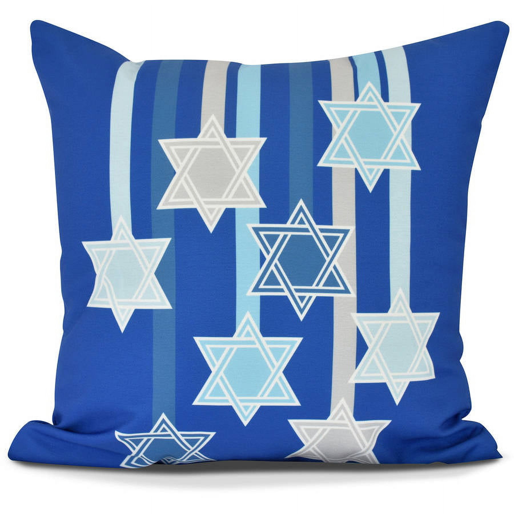 Simply Daisy, Shooting Stars Geometric Print Outdoor Pillow