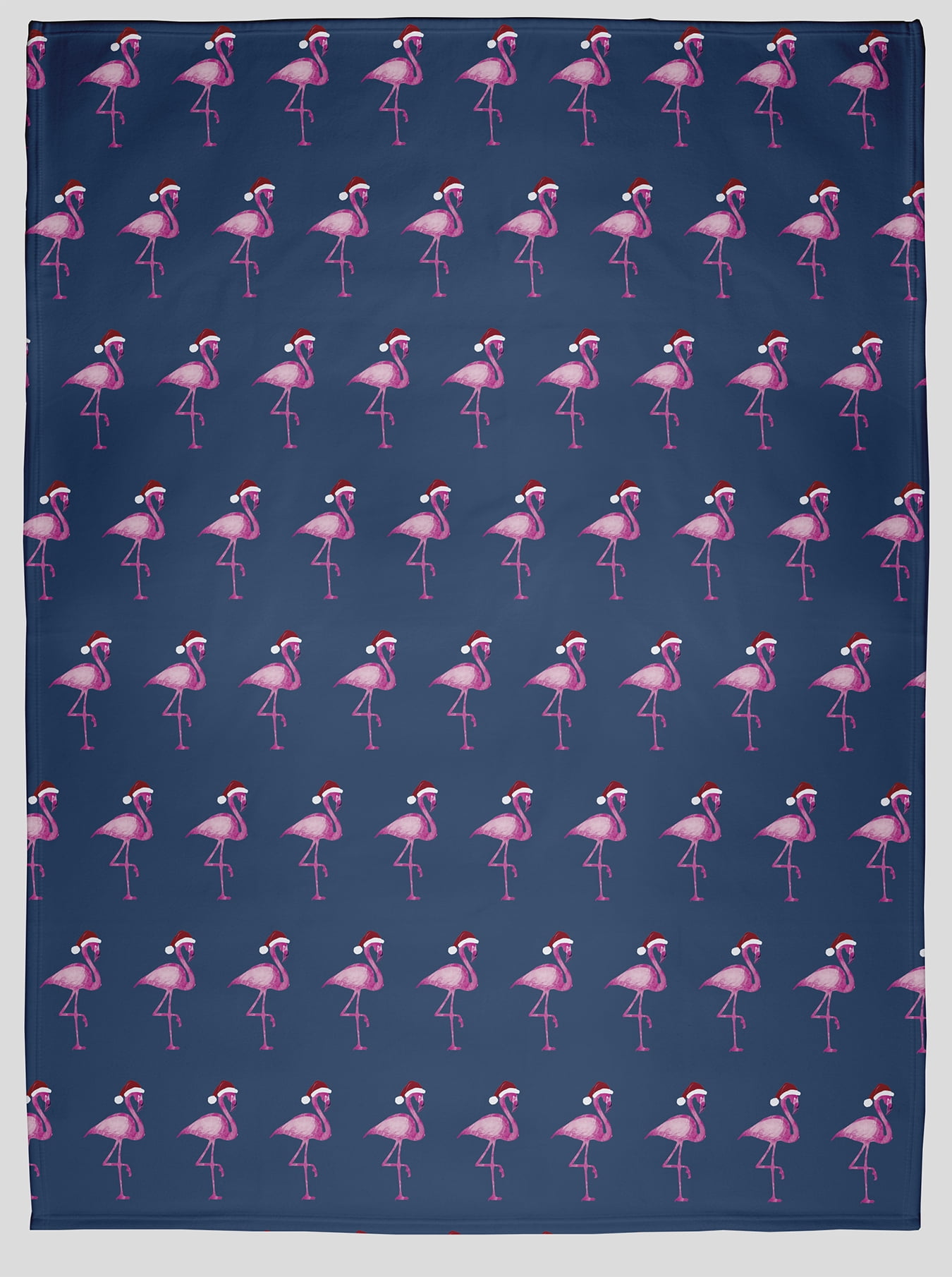 Simply Daisy Snow Bird Pattern 30" x 40" Christmas Throw Blanket, Navy