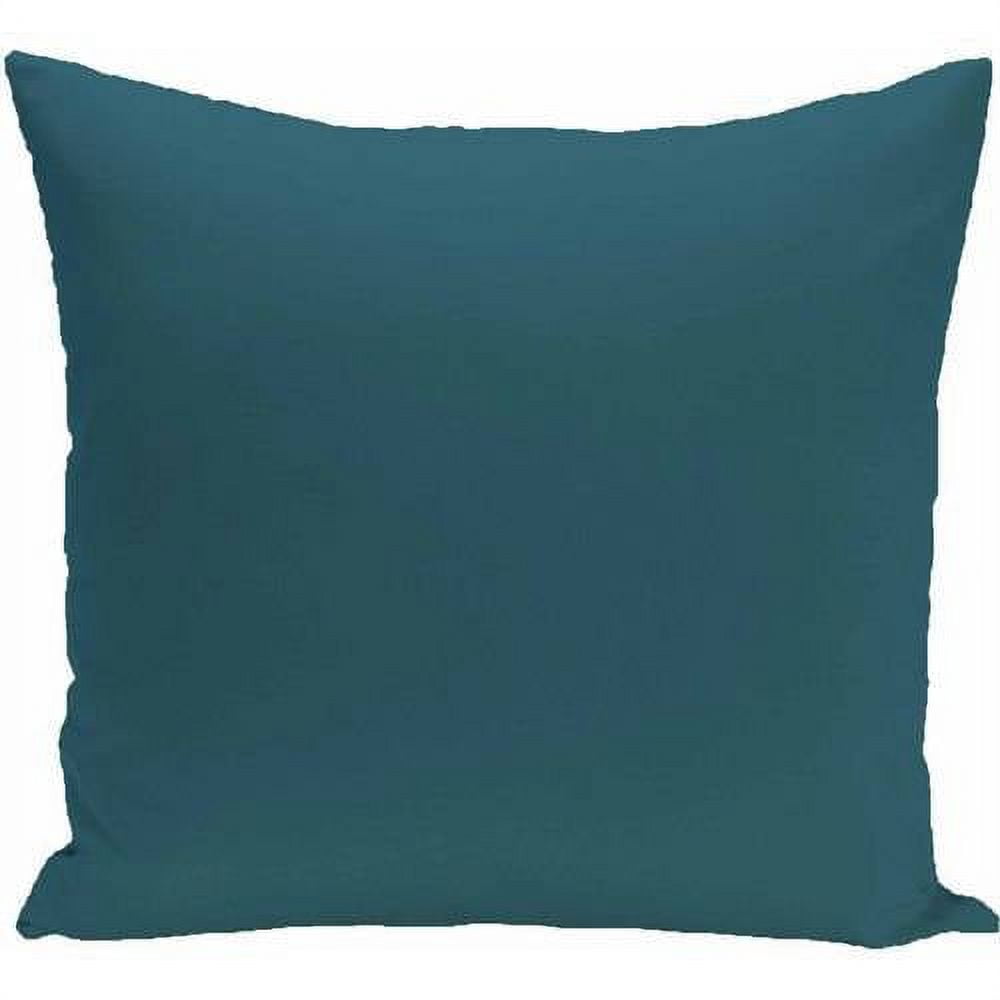 Simply Daisy Solid Print Decorative Pillow, 16" x 16", Deap Sea