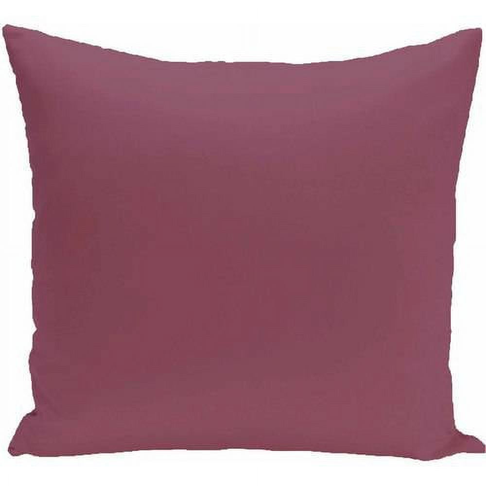 Simply Daisy Solid Print Decorative Pillow, 16" x 16", Passion Flower