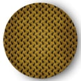 thumbnail image 1 of Simply Daisy Spooky Cats Autumn Gold Halloween Chenille Area Rug, 5' Round, 1 of 5