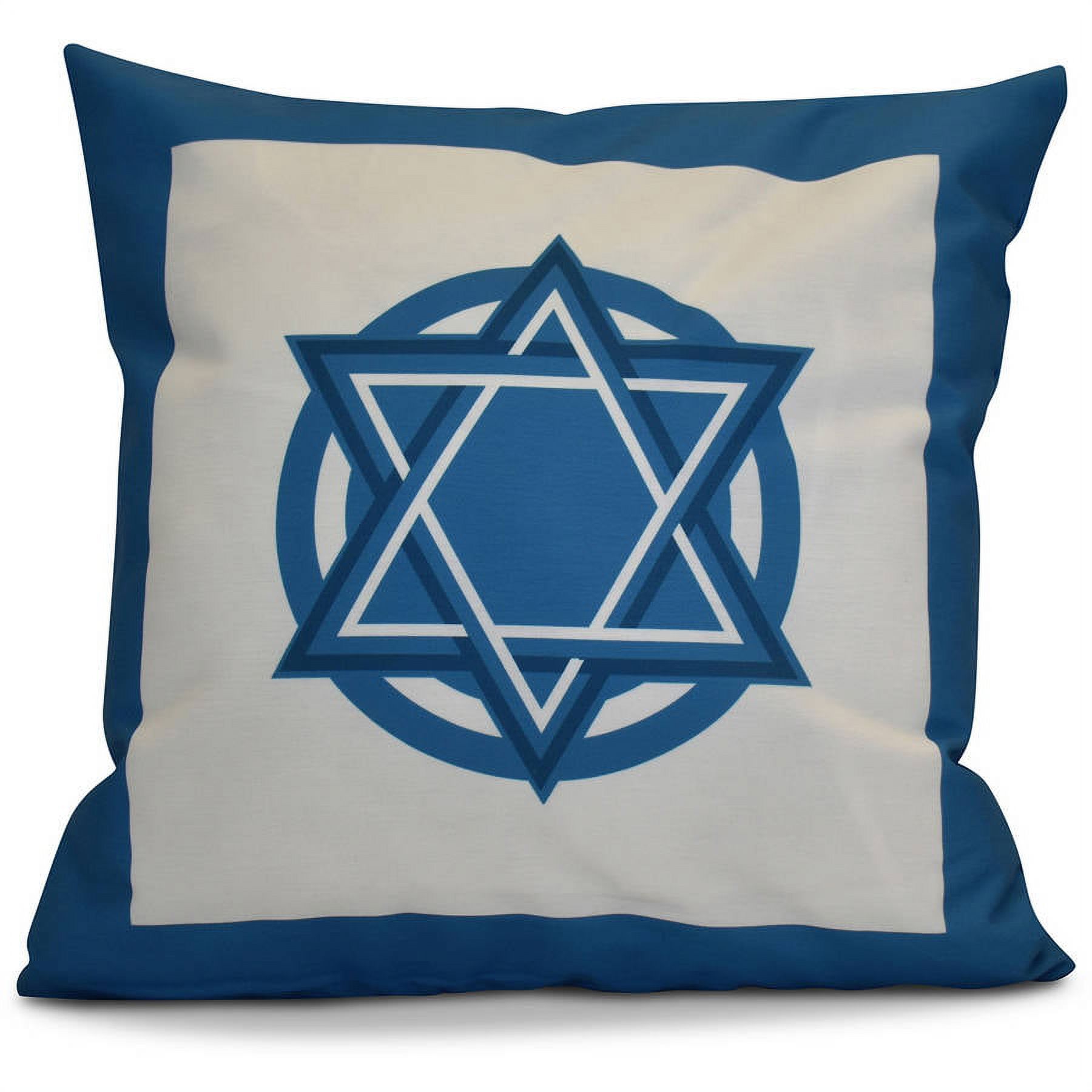 Simply Daisy Star Bright Geometric Print Outdoor Pillow