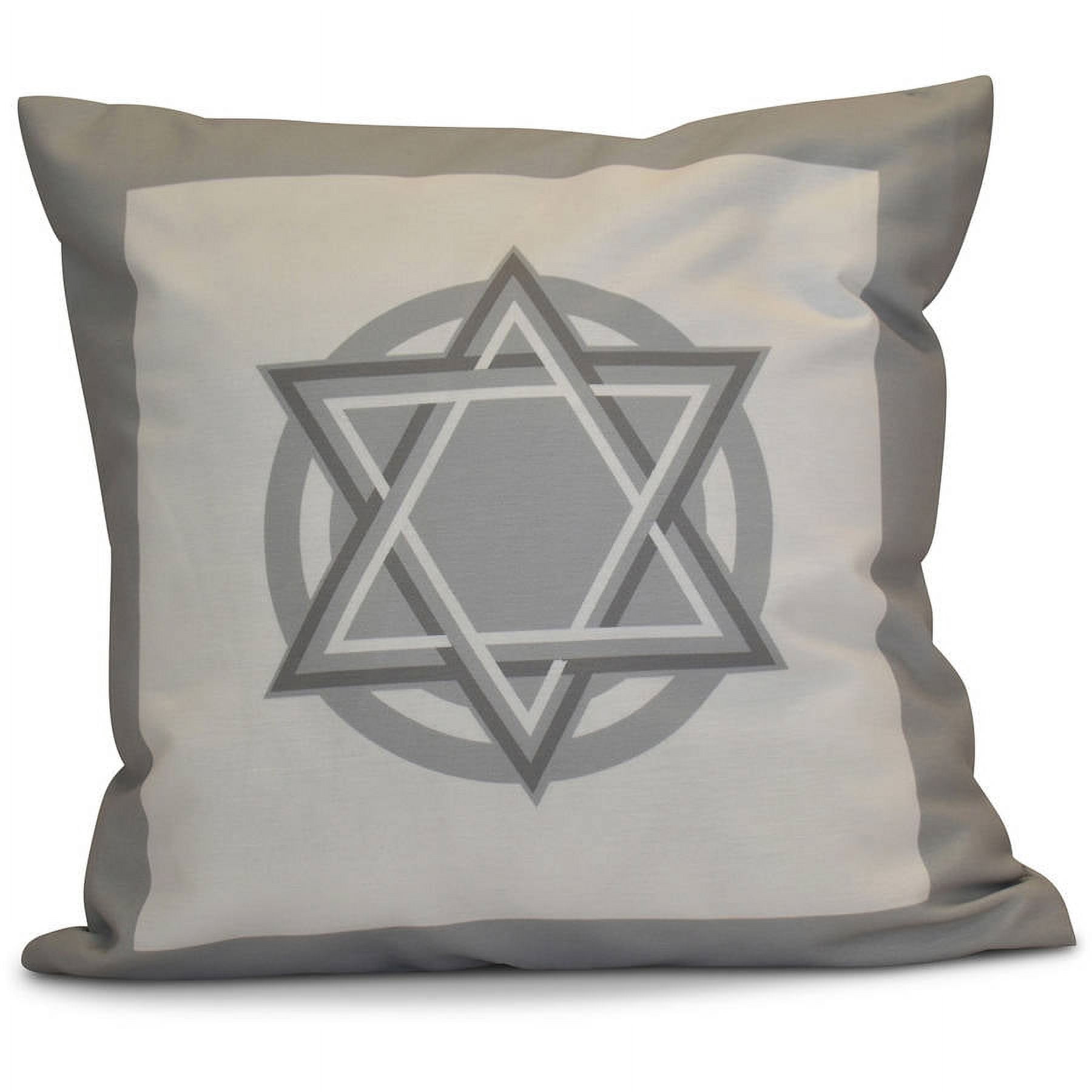 Simply Daisy Star Bright Geometric Print Outdoor Pillow