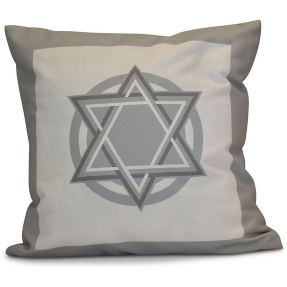 Simply Daisy Star Bright Geometric Print Outdoor Pillow